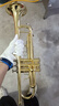 雅馬哈YAMAHA日本雅馬哈小號YTR-8335GS降B調初學(xué)考級演奏樂(lè )器專(zhuān)用小號 2335金色款（布箱） 曬單實(shí)拍圖