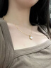 法蔻 FARCOKO品牌一貝子項(xiàng)鏈?zhǔn)宙溙籽b女時(shí)尚飾品生日七夕情人節(jié)禮物送女友 一貝子套裝 【免費(fèi)刻字】 曬單實(shí)拍圖