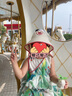 kocotreekk樹(shù)兒童防曬帽防紫外線寶寶遮陽(yáng)帽夏季男童女童太陽(yáng)帽沙灘大帽檐 曬單實(shí)拍圖