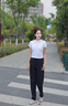 安踏（ANTA）運(yùn)動(dòng)褲女冰絲速干褲衛(wèi)褲直筒訓(xùn)練褲夏季女士休閑夏季籃球跑步褲子 基礎(chǔ)黑【速干】 M （170）【適合115-130斤】 曬單實(shí)拍圖
