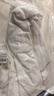 立蒙（LIMENG）男女裝素色180g全棉短袖t恤圓領(lǐng)寬松體恤打底衫 白色 2XL 曬單實(shí)拍圖