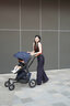 新安怡（AVENT）高端嬰兒車(chē)0-3歲用折疊嬰兒推車(chē)可坐可躺懸架式避震 基礎(chǔ)款-皇家藍(lán)【雨罩+蚊帳】 曬單實(shí)拍圖