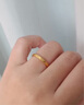 中國黃金（CHINA GOLD）黃金戒指足金碎碎金戒指女款本命年跨年禮物送女生女情人節(jié)禮物 圈號17/約3.2g 曬單實拍圖