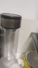 【?京東物流配送】高硼硅雙層玻璃杯大容量泡茶杯水杯子茶水分離 【雙層加厚】茶杯 350ml 1只 曬單實(shí)拍圖