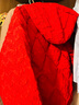 巴拉巴拉童裝兒童羽絨服女童秋裝新年季保暖紅色上衣拜年服 曬單實(shí)拍圖