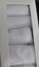 斑比兒童襪子學(xué)生白襪春秋薄款男純色夏季中筒棉襪BB2081 22-24碼 曬單實(shí)拍圖