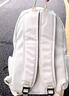 栢啟歆書(shū)包雙肩包背包大容量男女同款書(shū)包帆布包商務(wù)電腦包 雙肩書(shū)包【白色】 曬單實(shí)拍圖