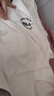 FILA 斐樂官方情侶款針織短袖衫夏季男子女子時(shí)尚休閑涼感抗菌T恤 鮮乳白-IV XL 180/100A 曬單實(shí)拍圖