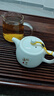 瓷有福羊脂玉瓷井欄壺功夫茶具套裝泡茶辦公家用整套陶瓷蓋碗防燙大容量 井欄壺海納百川280ml 曬單實拍圖
