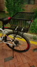 自行車(chē)后車(chē)筐山地車(chē)籃兒童折疊車(chē)后置籃子單車(chē)電動(dòng)車(chē)后籃加大車(chē)簍書(shū)包架 鋁合金貨架+帶蓋款后車(chē)筐【大號(hào)加粗】 曬單實(shí)拍圖