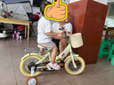 永久（FOREVER）永久兒童自行車(chē)永久自行車(chē)兒童 自行車(chē)3-6歲折疊自行車(chē)兒童單車(chē) 標(biāo)配黃|輻條輪+折疊+輔助輪+禮包 12寸|身高80-110cm 曬單實(shí)拍圖