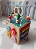 imikids寶寶六面體嬰幼兒精細(xì)動(dòng)作訓(xùn)練兒童蒙氏早教益智串繞珠百寶箱 幼幼寶盒 曬單實(shí)拍圖