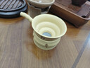藏壺天下泡茶神器茶葉過(guò)濾器紫砂茶漏茶具配件創(chuàng  )意手工茶濾茶隔茶漏架茶托 段泥款 曬單實(shí)拍圖