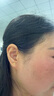 六福珠寶 足金鏤空愛(ài)心黃金耳釘耳飾女款計(jì)價(jià)F95TBGE0008 約0.83克 曬單實(shí)拍圖