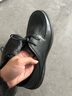 百思圖春季商場(chǎng)新款通勤商務(wù)休閑皮鞋一腳蹬兩穿男鞋ESW18AM5 黑色 43 曬單實(shí)拍圖