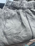無印良品（MUJI）女式 漢麻寬版褲褲子女款休閑褲長褲闊腿褲25年夏季款 女裝 淡黃色 M （160/66A） 曬單實拍圖