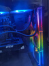 利民（Thermalright）TL-M12-S 12CM風(fēng)扇 1500轉(zhuǎn)速PWM S-FDB 軸承 幻彩無限鏡框 12cm機箱風(fēng)扇 TL-M12QR X3【拼接款反葉黑色三聯(lián)包】 曬單實拍圖