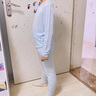 班尼班尼兒童莫代爾秋衣秋褲套裝男童薄款內(nèi)衣女童線衣褲打底衫春秋棉毛衫 男童 淺藍(lán) 140 cm 建議56-67斤 曬單實拍圖
