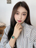 DK瑞士品牌小方綠表女士手表女2025年新款520情人節(jié)生日禮物送女友 精鋼-鋼帶 【可代寫賀卡】 曬單實拍圖