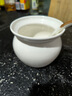 珂妙嘉（KEMIAOJIA）瓦罐燉盅家用一人食陶瓷湯罐煨湯蒸蛋 4個(gè)裝【l】棕+白+黑+青組 40000cm 曬單實(shí)拍圖