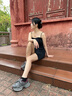 CAMILA KSENIA老爹鞋女夏季2025新款增高厚底運動鞋百搭時尚顯瘦休閑鞋子跑步鞋 安哥拉紅 37 曬單實拍圖