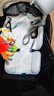 babycare天絲苧麻車席透氣寶寶專用手推車坐墊通用席子云朵樂章38×70CM 曬單實拍圖