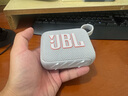 JBL GO4 音樂(lè )金磚四代 藍牙音箱 戶(hù)外便攜音箱 電腦音響 jbl go4 iphone16pro適用 禮物小音箱 月光白 曬單實(shí)拍圖