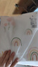 愛(ài)貝迪拉（AIBEDILA）嬰兒隔尿墊防水可洗純棉抑菌透氣防漏大號(hào)防護(hù)姨媽墊100*150彩虹 曬單實(shí)拍圖