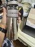 水宜生茶水分離杯鈦杯純鈦保溫杯男士商務(wù)雙層泡茶杯高檔杯子便攜水杯 T818流光銀【弱堿版】400ml 曬單實(shí)拍圖