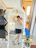 莫代爾【純棉100%】襪子女夏季薄款冰冰襪10A抗菌透氣冰絲中筒堆堆襪 冰絲款【白色5雙黑色5雙】 均碼 曬單實(shí)拍圖