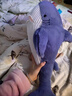 鯊魚(yú)抱枕可愛(ài)鯊魚(yú)睡覺(jué)抱枕毛絨玩具靠墊沙發(fā)床上抱著(zhù)玩偶娃娃男生 星空鯊魚(yú)抱枕 含枕芯 50cm 曬單實(shí)拍圖