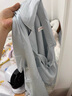 歐詩帛夏天冰絲女士睡衣女夏季2025年新款短袖帶胸墊可外穿家居服套裝 20069女【帶胸墊】 L （建議體重90-110斤） 曬單實(shí)拍圖