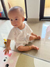 翹腳鴨嬰兒衣服夏季新生兒連體衣薄款短袖夏天寶寶空調服滿(mǎn)月純棉剛出生 小電視2件【夏季款丨短袖短褲】 90cm （建議24斤內） 曬單實(shí)拍圖