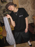 Polar Skate Co Stroke Logo Tee 明星同款情侶印花滑板短袖T恤潮 黑色 L 曬單實拍圖