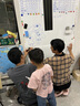JCZS白板寫(xiě)字板墻貼家用教學(xué)可擦可移除磁性辦公室家庭用兒童畫(huà)板不傷墻玻璃磁吸軟小黑板貼紙磁力墻面 【家用推薦】加厚白板-不傷墻60x90cm 曬單實(shí)拍圖