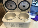 美的（Midea）微壓電飯煲 雙膽雙控智能預約白玉晶釜內膽家用商用小型 一體家用迷你電飯鍋 3-4-8人用 雙子座電飯煲 3.2L 曬單實拍圖