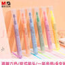 晨光(M&G)文具3色熒光筆 辦公學(xué)生通用醒目重點(diǎn)標(biāo)記筆 星彩系列手繪手賬筆 記號(hào)筆 3支/盒AHMV7601 曬單實(shí)拍圖