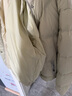 千仞崗 CHERICOM女款寬松立領(lǐng)時(shí)尚元素保暖鴨絨短款羽絨服外套Y279085Y 芥末綠88502 160/S 曬單實(shí)拍圖