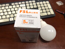 佛山照明（FSL）led雷達人體感應燈泡E27螺口車庫樓道節(jié)能燈5.8G智能微波感應球泡 5W白光6500K 曬單實拍圖