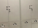 圣度朗辦公室鐵皮文件柜矮柜家用抽屜儲物柜檔案資料工具收納帶鎖小柜子 對開小矮柜(整體發(fā)貨破損包賠) 薄款(電影拍攝道具使用) 曬單實拍圖
