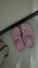 卡駱馳crocs洞洞鞋貝雅卡駱班輕便耐磨一腳蹬休閑鞋|205089 芭蕾粉/糖果粉-6TG 37 /38(230mm) 曬單實拍圖