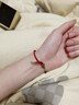 戚小米可穿黃金極細(xì)手繩女手工編繩半成品diy轉(zhuǎn)運(yùn)珠手鏈紅繩編織可調(diào)節(jié) 【福祿紅】極細(xì)手繩【繩粗2mm】 曬單實(shí)拍圖