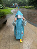 kocotreekk樹兒童雨衣寶寶男童女小學(xué)生小童雨披幼兒園雨具分體斗篷式 曬單實拍圖