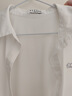 ELLE KIDS童裝 無(wú)袖刺繡連衣裙女兒童夏季新款學(xué)院風(fēng)翻領(lǐng)寬松裙子 白色 160 (S) 曬單實(shí)拍圖