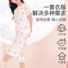 紅豆居家（Hodohome）兒童睡衣女童夏薄款A(yù)類40S純棉家居服短袖網(wǎng)眼透氣空調(diào)服310一150 曬單實(shí)拍圖