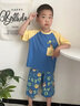 汪汪隊(duì)立大功兒童睡衣男童夏季家居服萊賽爾輕薄款七分袖家居服套裝藍(lán)色  110 曬單實(shí)拍圖