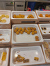 派宴自助餐食物展示盤(pán)實(shí)木面包筐涼菜冷餐擺臺(tái)架水果沙拉油炸小吃盆 1/1木框（小）+仿瓷盤(pán) 曬單實(shí)拍圖