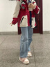 G.DUCKKIDS童裝軟殼兒童沖鋒衣三合一可拆卸女童外套秋冬裝學生加絨加厚夾克 858紅色沖鋒衣 140 尺碼9~10歲【130-140cm】 曬單實拍圖