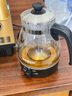 金灶（KAMJOVE） 養(yǎng)生壺煮茶器噴淋式煮茶爐白茶壺黑茶壺辦公室家用蒸汽煮茶壺1L 黑色 曬單實(shí)拍圖