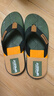 人字拖鞋男士夏季外穿防滑夾腳軟底拖鞋進(jìn)口橡膠戶(hù)外越南沙灘涼鞋 綠色 44 曬單實(shí)拍圖